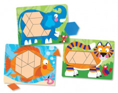 Set De Sabloane Cu Animale Melissa And Doug foto