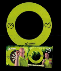 Protector perete darts Michael van Gerwen, MVG, din 4 bucati, Eva verde foto