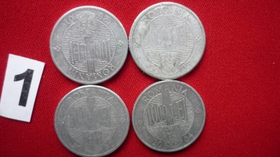 1000 LEI 2001 , 2002 , 2003 , 2004. LOT foto