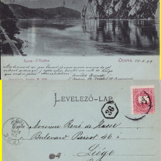 Orsova - Dunarea la Cazane- clasica 1899