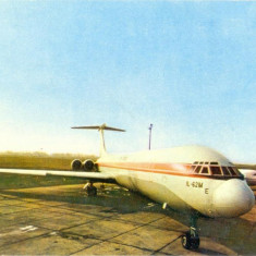 CP Z888 -TAROM -ROMANIAN AIR TRANSPORT -AVION - ILYUSHIN -IL -62 -NECIRCULATA