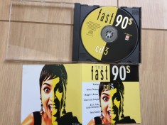 the fast 90&#039;s vol. 3 compilatie cd disc various muzica pop rock rap hip hop VG+