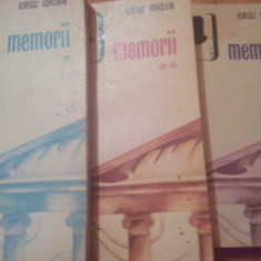 Memorii (3 volume)-Iorgu Iordan
