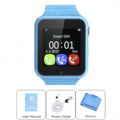 Smartwatch pentru copii cu GPS, Touchscreen, Bluetooth, Camera foto