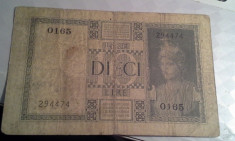 10 LIRE 1935 foto