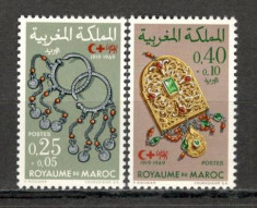 Maroc.1969 50 ani Liga de Cruce Rosie-Podoabe MM.165 foto