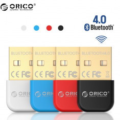 Adaptor USB bluetooth 4.0 ORICO pentru laptop, pc, casti, telefon etc foto