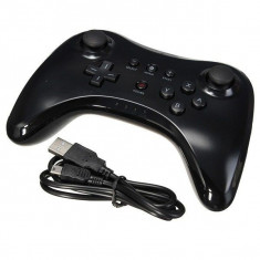Maneta Wireless Pro Controller compatibil Nintendo Wii U +Cablu alim [DESIGILAT] foto