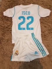 SET ECHIPAMENT ISCO REAL MADRID SEZON 2017-2018 4-15ANI foto