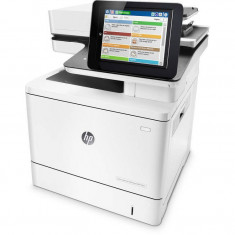 Multifunctionala HP LaserJet Enterprise Flow MFP M577c A4 Laser Color USB LAN Alb foto