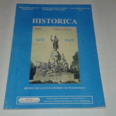 HISTORICA ~ Revista de cultura istorica si pedagogica ~ CRAIOVA aprilie-mai 2002
