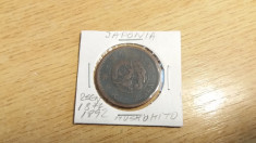 CR2 - MONEDA JAPONIA - 2 SEN - MUTSUHITO - EMIS IN PERIOADA 1877-1892 foto