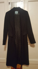 palton GUESS original negru cu sclipici, de stofa foto
