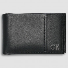 Portofel CALVIN KLEIN Negru Bifold - Portofele Barbati - Piele - 100% AUTENTIC foto