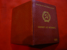 Carnet de Membru PCR 1980 pt. membru din 1965 foto