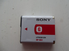 Baterie originala pt aparate foto Sony , NP-BG1 , 910 mAh foto