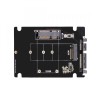 Adaptor Convertor 2in1 mSATA + M.2 NGFF la SATA 3, 2.5 inch pentru SSD, Compatibil 50mm si M.2 NGFF