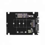 2in1 adaptor convertor mSATA + M.2 NGFF la SATA 3 2.5 inch pt SSD