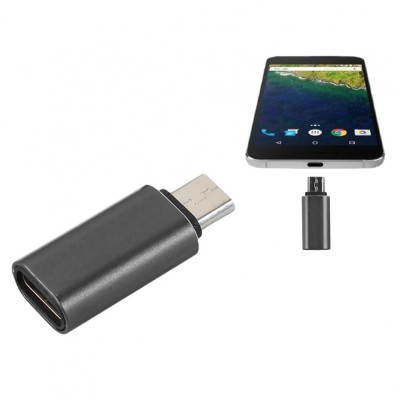 Adaptor USB-C (USB tip C TYPE C) mama la MICRO USB tata pentru telefon, tableta foto