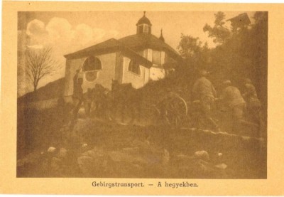 CP Z1014 -GEBIRGSTRANSPORT. - A HEGYEKBEN. -PREGATIRI DE RAZBOI? -NECIRCULATA foto