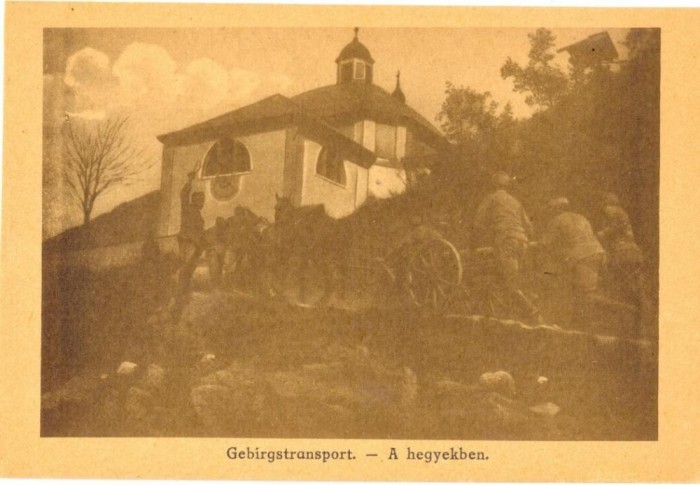 CP Z1014 -GEBIRGSTRANSPORT. - A HEGYEKBEN. -PREGATIRI DE RAZBOI? -NECIRCULATA