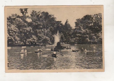 bnk cp Bucuresti - Vedere din Cismigiu - uzata foto