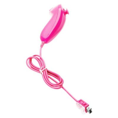 Maneta nunchuck Nintendo Wii controller roz pink foto