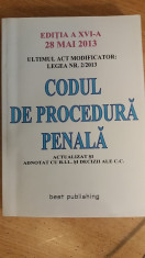 RWX 49 - CODUL DE PROCEDURA PENALA foto