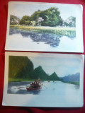 2 Ilustrate - Vietnam de Nord , anii &#039;60, Necirculata, Printata
