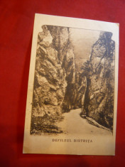 Ilustrata Defileul Bistrita circ. 1929 ,Ed.Gh.Fundatureanu ,R.Valcea foto