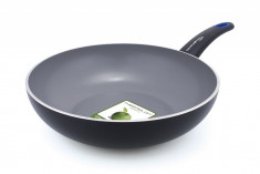 Tigaie GreenPan Siena3D, suprafata cu puncte non-stick, WOK, ? 28 cm foto