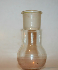 Sticlarie laborator, Pahar sferic cu fundal plat foto