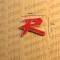 Emblema R rosu type