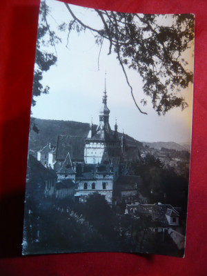 Ilustrata Sighisoara - Vedere circulat 1958 foto