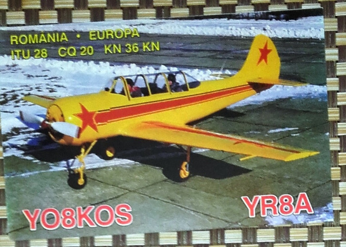 AEROSTAR BACAU - AVION YAK-52. PLIANT PROMOTIONAL (PC26)