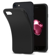 Husa Spigen Apple iPhone 7, 8 Liquid Crystal negru mat 042CS21247 foto
