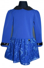 Rochie eleganta pentru fetite-Moda MDA2-AL, Albastru foto