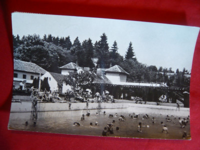 Ilustrata Geoagiu-Bai - Strandul , circulat 1965 foto