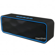 Boxa Portabila Bluetooth Difuzor Stereo BT/Radio/FM/AUX/Card foto