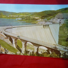 Ilustrata Bicaz - Barajul Hidrocentralei V.I.Lenin circulat 1963