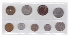 Romania - set 9 monede diferite, vechi foto