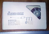 Cumpara ieftin SET 3 SPOTURI , 3 X 20 20 W , ARE TRANSFORMATOR SI FIR - NOU