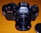 Cumpara ieftin TRUSA FOTO RICOH KR 5 + 2 OBIECTIVE SUPER DANUBIA + GEANTA, 37, Negru