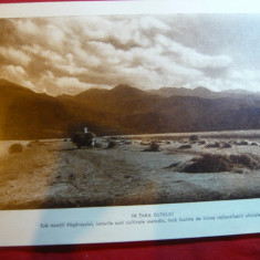 Fotografie dubla -Folclor Romania-In Dragus- Fagaras / In Tara Olt ,interbelica