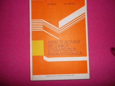 Aspecte Actuale De Clinica Si Terapeutica Farmacologica foto