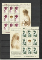 Romania MNH 2008 - Ziua marcii Regina Maria -minicoli de8+1- 1815a -stoc limitat foto