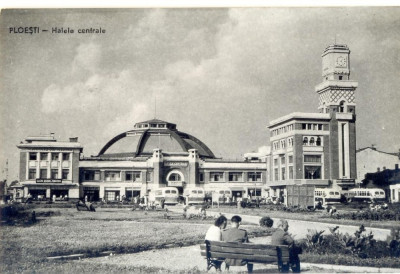 CP Z1069 -PLOESTI -HALELE CENTRALE -CIRCULATA 1959 foto