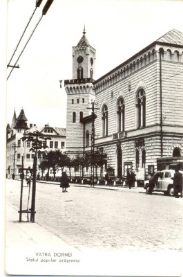 CP Z1088 - VATRA DORNEI SFATUL POPULAR ORASENESC -RPR -CIRCULATA 1962 foto