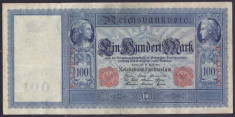 Bancnota Germania 100 Marci 1910 - P42 VF foto