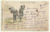 Cp Romania litografie Armata : Aplicarea ordinului regal - circulata 1905, Fotografie